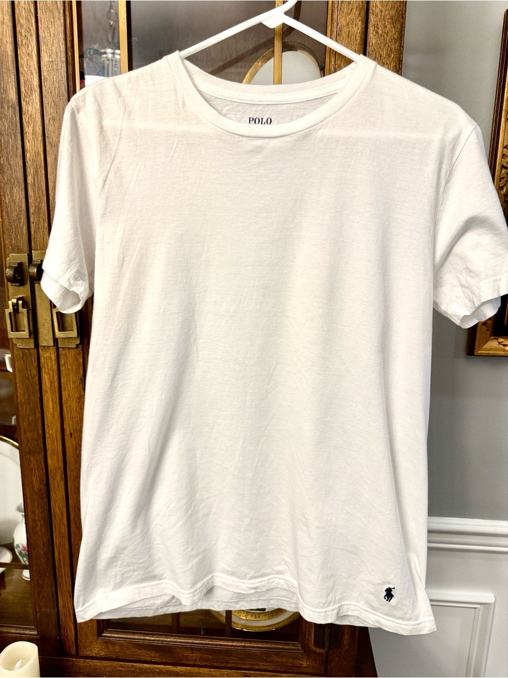 Polo by Ralph Lauren White Classic Crew Neck Short Sleeve Tee